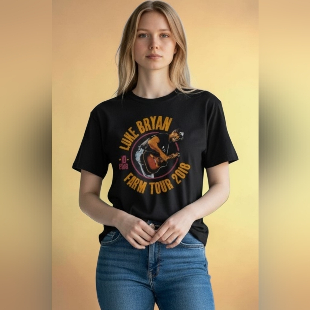 Luke Bryan Size XL  Concert T shirt Farm Tour 2018 Country Music Summer